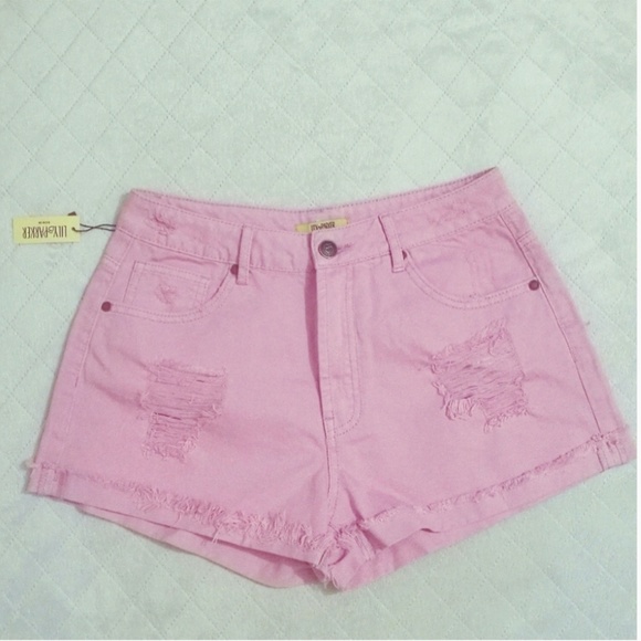 lily parker Pants - SALE👖Distressed High-Rise Relaxed Fit Shorts